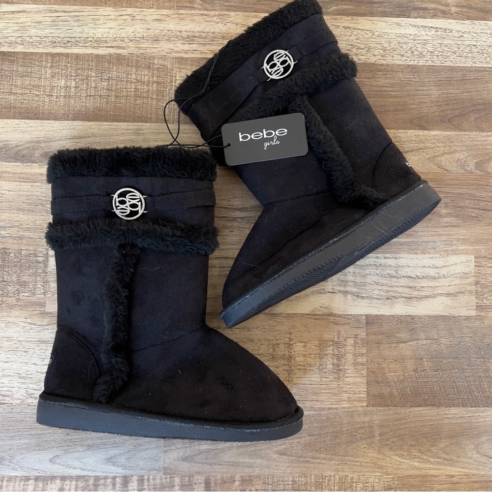 Bebe Girls Black Boots